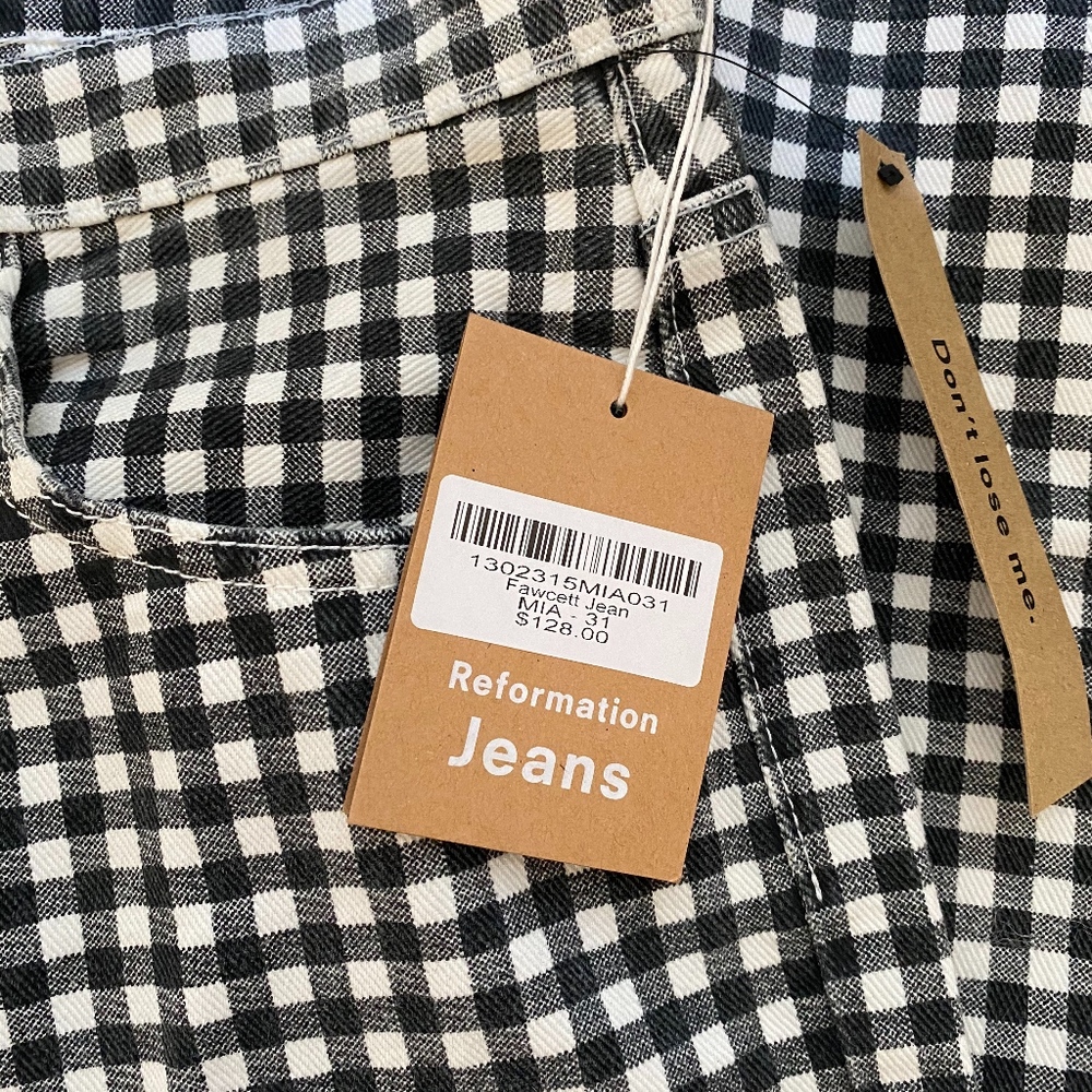 Reformation Fawcett jeans - NWT - Picture 5 of 8